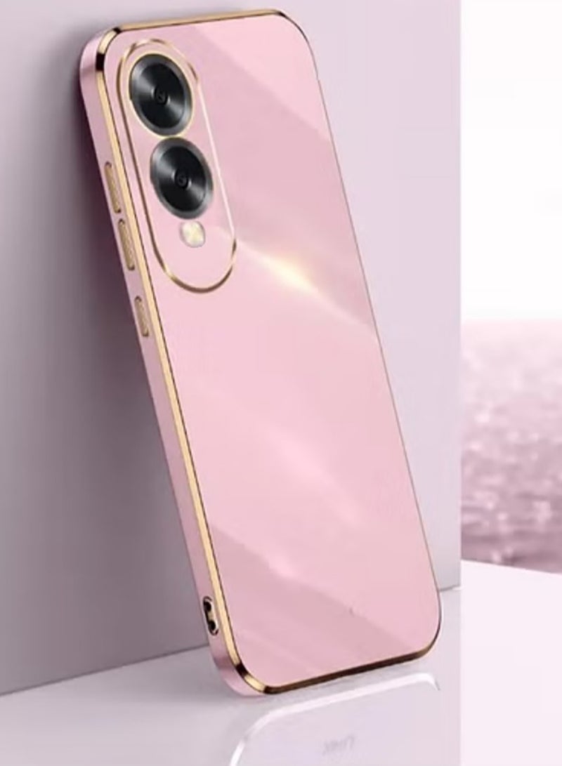 Beauenty For Samsung Galaxy S25 Edge Case Heart Luxury Bling Soft Back Cover Raised Full Camera Protection Bumper Silicone Shockproof Phone Case-Pink - Image 1