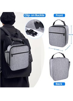 Generic Kids Lunch box Insulated Soft Bag Mini Cooler Back to School Thermal Meal Tote Kit for Girls, Boys  - Image 3