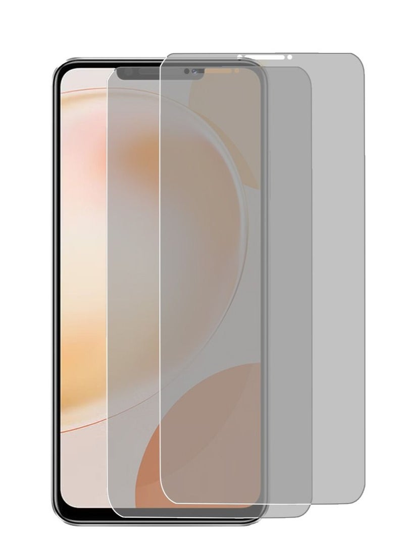 2 PCS Anti-Spy Screen Protector for Nova Y91- Full Screen Privacy Screen Protector 3D Tempered Glass Film 9H Hardness Anti-Peeping Protector Anti Scratch Screen, Privacy Tempered Glass - Image 1