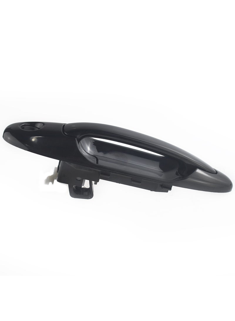 Machter Front Right Outer Door Handle Compatible With Toyota Landcruiser 100 Series Black 1998-2007  - Image 2