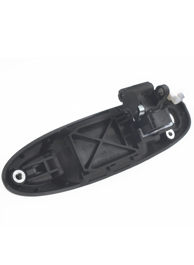 Machter Front Right Outer Door Handle Compatible With Toyota Landcruiser 100 Series Black 1998-2007  - Image 4