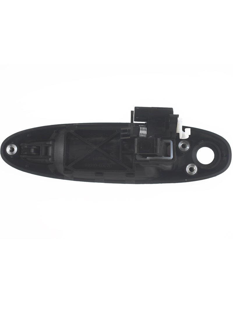 Machter Front Right Outer Door Handle Compatible With Toyota Landcruiser 100 Series Black 1998-2007  - Image 3