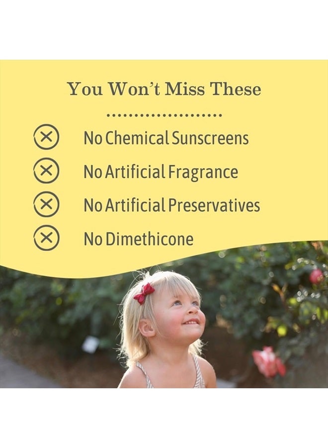 Earth Mama Baby Face Mineral Sunscreen Stick SPF 40 | Reef Safe, Non-Nano Zinc, Natural Water Resistant Sun Cream for Babies, Kids & Adults 0.74-Ounce, 3-Pack - Image 3