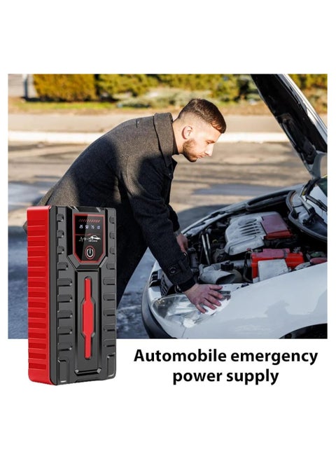 Portable 49800mAh Jump Starter for 12V Cars - Power Bank & Battery Booster with LED Flashlight, Safety Features, and Multi-Device Charging