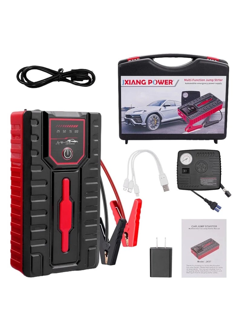Generic Portable 49800mAh Jump Starter for 12V Cars - Power Bank & Battery Booster with LED Flashlight, Safety Features, and Multi-Device Charging  - Image 2