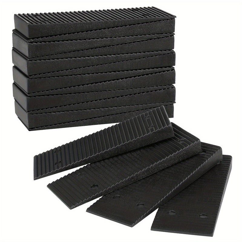 16 Count Plastic Shim Wedges 3.15 Inch Levelers for Furniture Appliances - Image 1