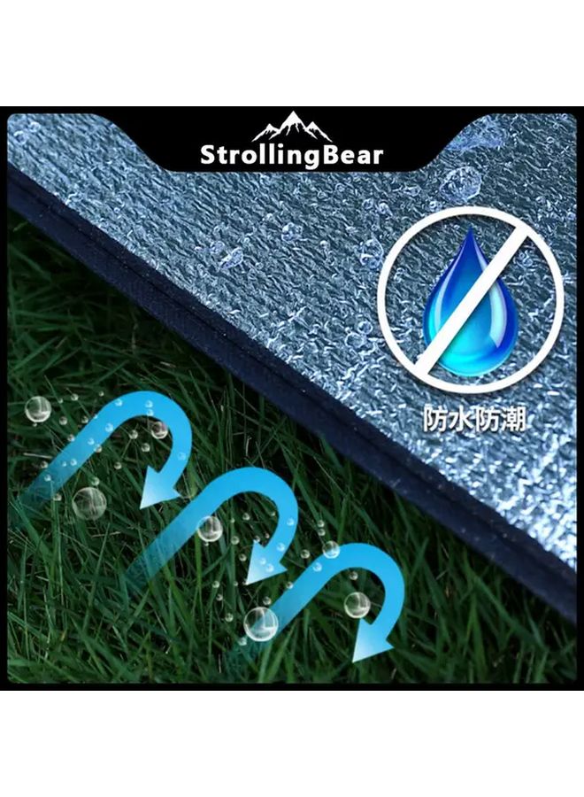 Double Sided Aluminum Film Mat 200x100cm Portable Moisture Proof Camping Beach Mat - Image 4