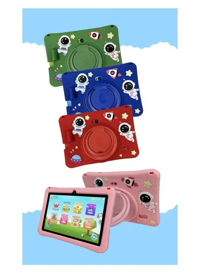Oteeto Oteeto K3 Kids Tablet 7 Inch Android 13 Learning Tablet for Toddlers and Children 128GB WiFi Dual Camera Parental Controls Preloaded Educational Apps Shockproof Case Safe Kids Tablet with YouTube Touchscreen Device for Preschool Kindergarten and Early Learning - Image 3
