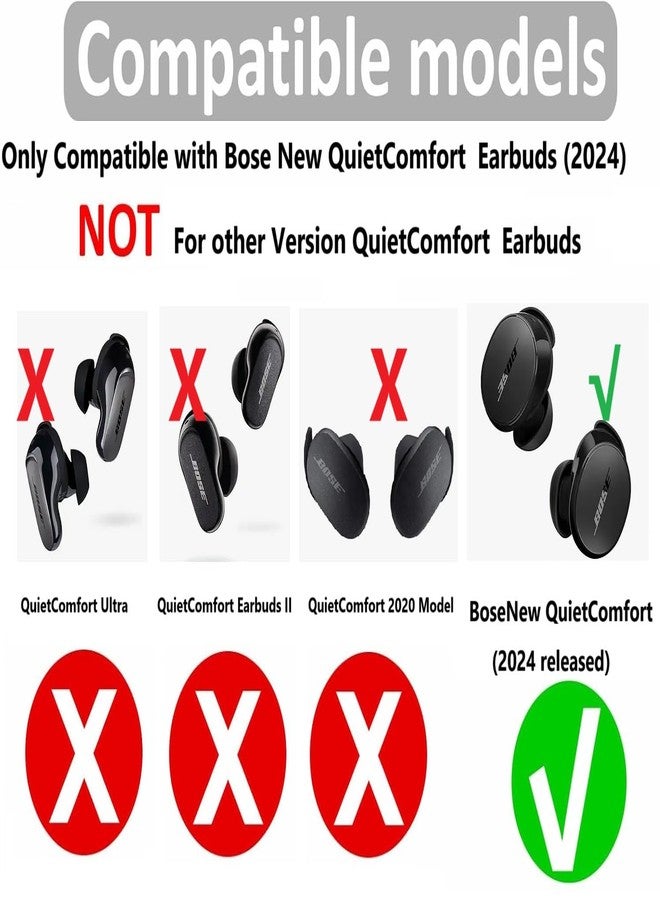 JNSA Replacement Memory Foam Ear Tips Compatible with Bose New QuietComfort Earbuds (2024 Released)/Timekettle M3 Translation Earbuds, Noise Canceling Foam Ear Tip,L/M/S 3 Size 3 Pairs,Black (2143PB) - Image 2
