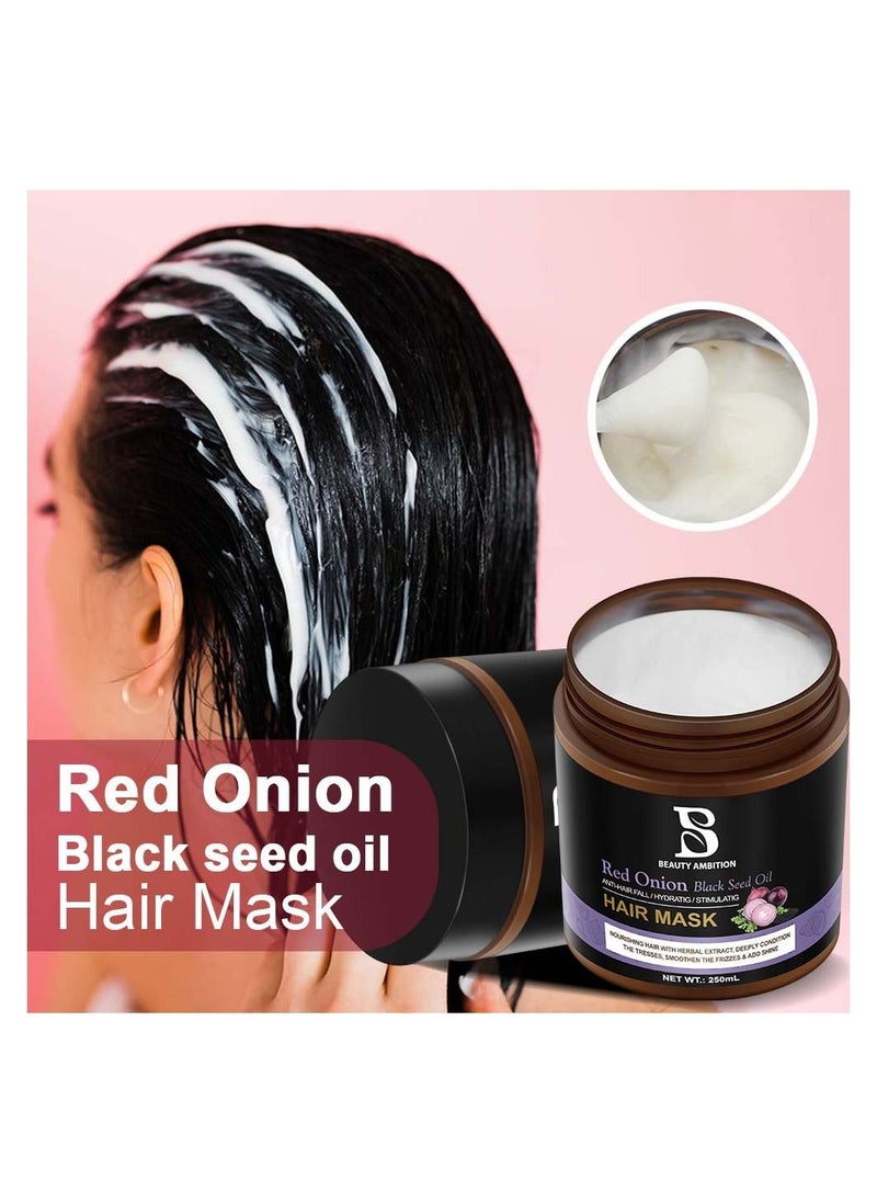 BEAUTY VOC - Red Onion Hair Mask for hair straight and smooth 250 ml - Image 1