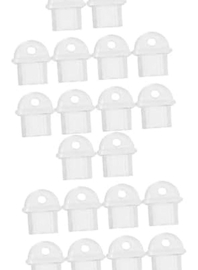 شفاف 40 قطعة سدادات منفذ شحن الهاتف وسدادات منفذ USB متوافقة مع أجهزة Android سهلة التركيب - Image 1