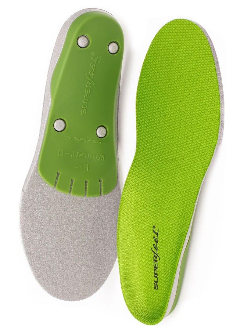SUPERfeet Superfeet ALL-PURPOSE WIDE-FIT SUPPORT Men's E-9.5-11 Women's 10.5-12 Insoles  - Image 1
