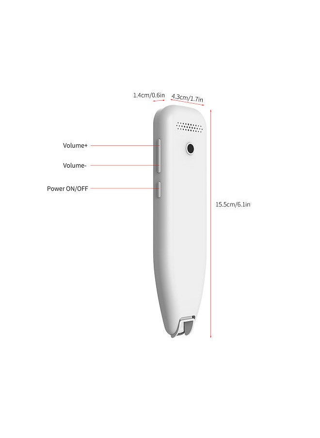 DOSMONO - Dictionary Translation Pen Scanner Text Scanning Reading Translator Device Multilingual Scanner WiFi/Hotspot Connection/Offline Recording Pen Support 112 Languages - Image 1