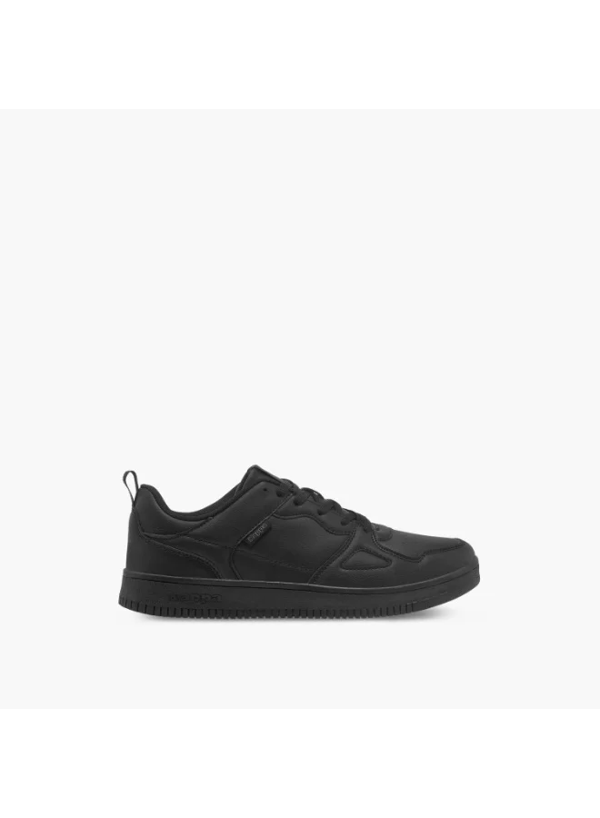 كابا Men's Lace Up Low Ankle Casual Sneakers