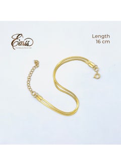 Chunky Snake Double Layered Bracelet | Stainless Steel | 18K Gold Plated - pzsku/Z046C3C8E1D61A8DAFAB6Z/45/_/1736405613/75548df6-069d-43c8-845a-9c86243bf1ff