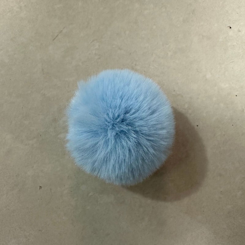 Imitation Rex Rabbit Fur Ball Keychain Fashion Ladies Bag Pendant Plush Car Keychain Pendant - Image 1