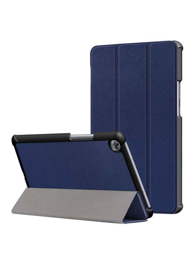 NIBEMINENT Folio Case Cover For Huawei MediaPad M5 8.4-Inch Dark Blue