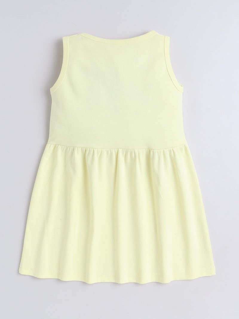 EIO Girls Cotton Frock Dress Combo Pack et | Multicolor Knee Length Casual Dresses for Kids | Soft & Breathable Summer Wear Outfit Frock Set - Image 5