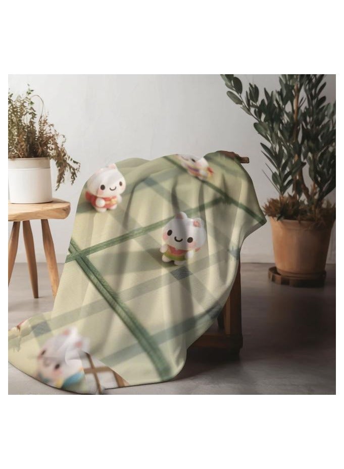 general Children's or student cartoon flannel thin blanket (warm and comfortable, suitable for sleep, games) 100cm*150cm - Image 1