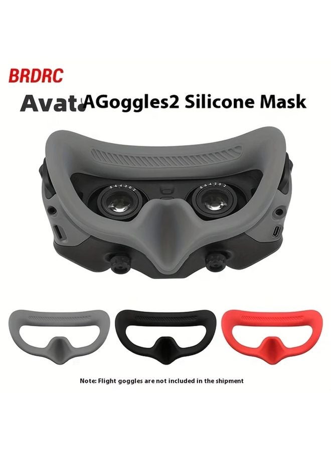 Black Eye Cover Protective Case Anti Slip Accessories for DJI Avata Goggles 2 - Image 5