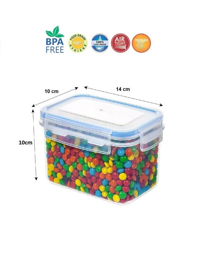 ENTITY Plastic Kitchen Storage Airtight Container, BPA Free, Fridge Storage Containers - 800ml (Pack of 4) - Image 2