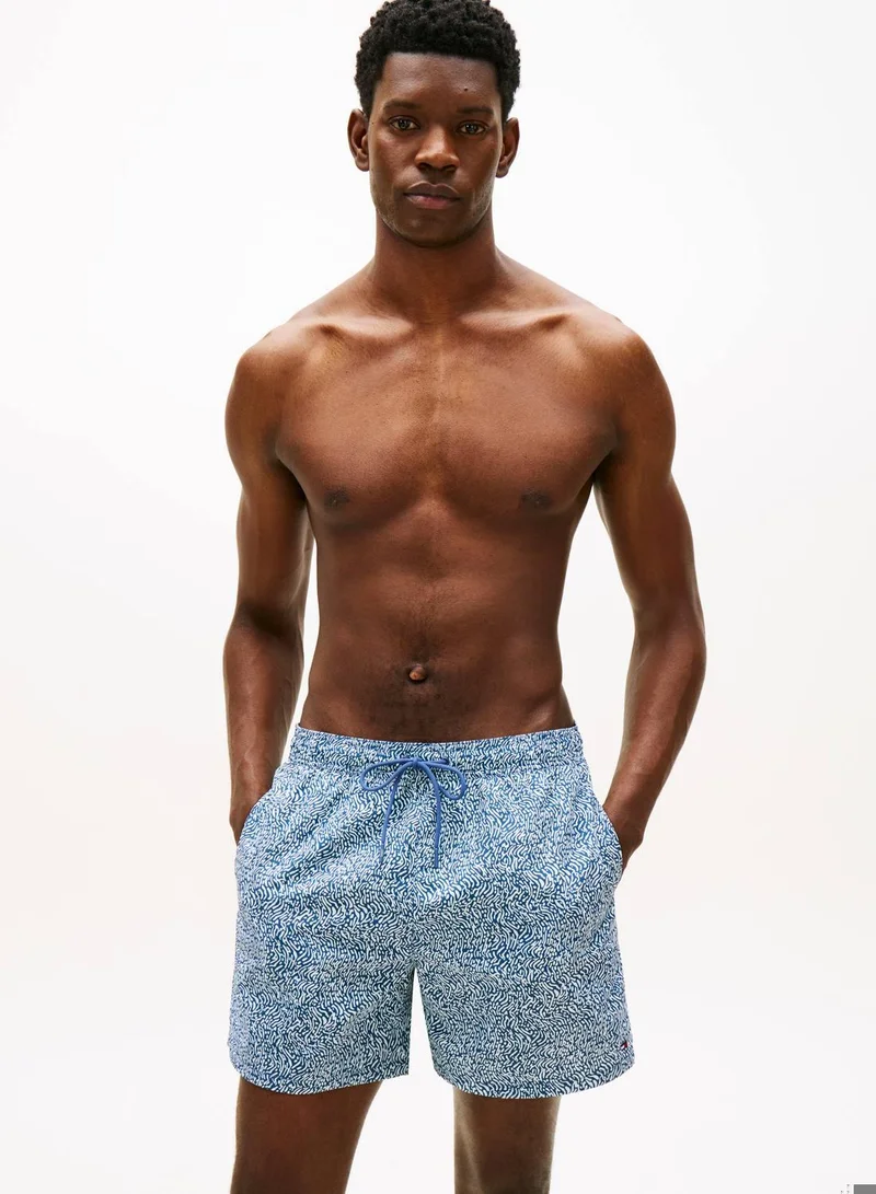 Tommy Hilfiger Print Mid Length Swim Shorts