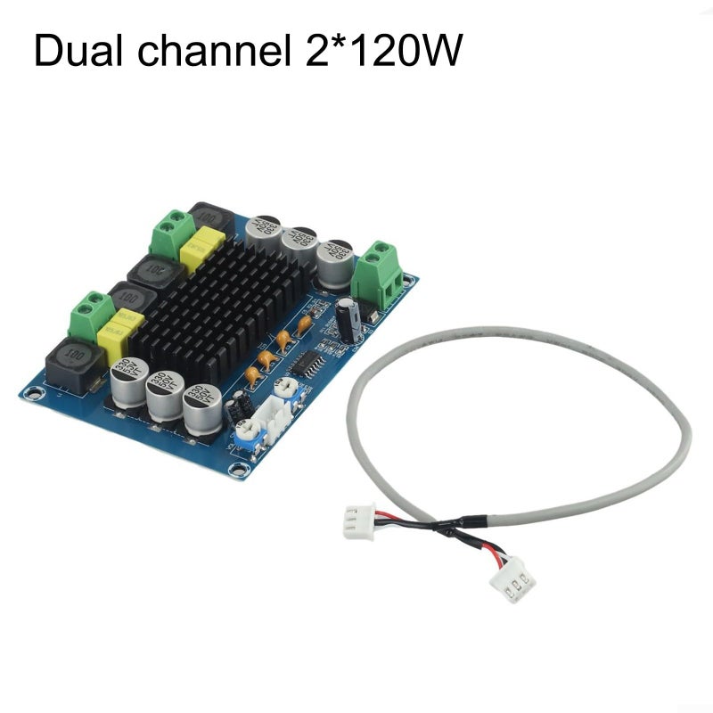 TPA3116D2 لوحة مكبر صوت 2x120W ثنائي القنوات من الفئة D مع مضخم العمليات TL074C 12-26 فولت - Image 5