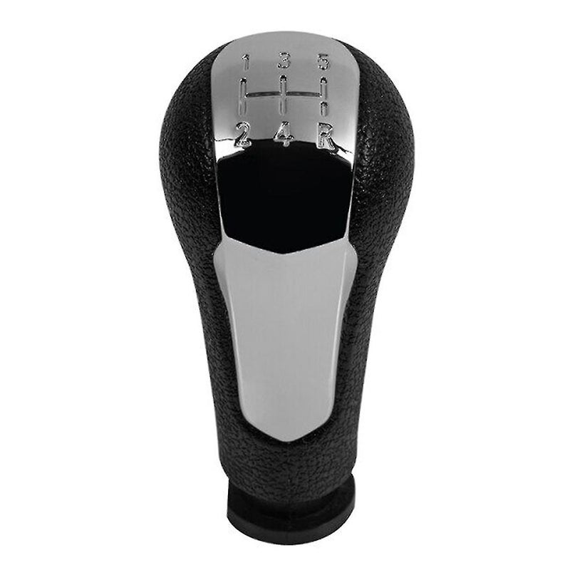 Gear Shift Knob: 5 Speed Plastic Chrome Finish - Easy Direct Install, Durable Great Fitment Gear Shift for Chevrolet Spark 2011-2016 - Image 1