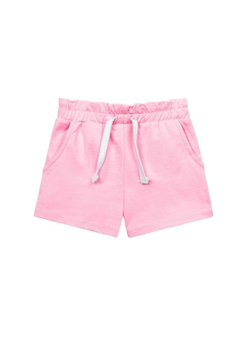 مينوتي شورت جيرسي للبنات المراهقات بخصر مطاطي وجيوب جانبية - Image 2