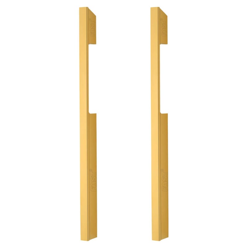 FAST مقابض خزائن الألمنيوم الذهبية الطويلة FAST CP501A حزمة من 2 قطعة 18 بوصة - Image 1