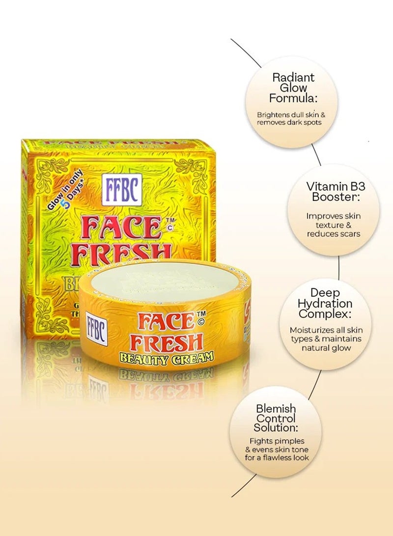 Face Fresh EXTRA Set of 3 Scars Remover Cream  - Acne Free Glowing Skin, Bright Face Tone - For Sensitive Skin, Night Use - Image 3