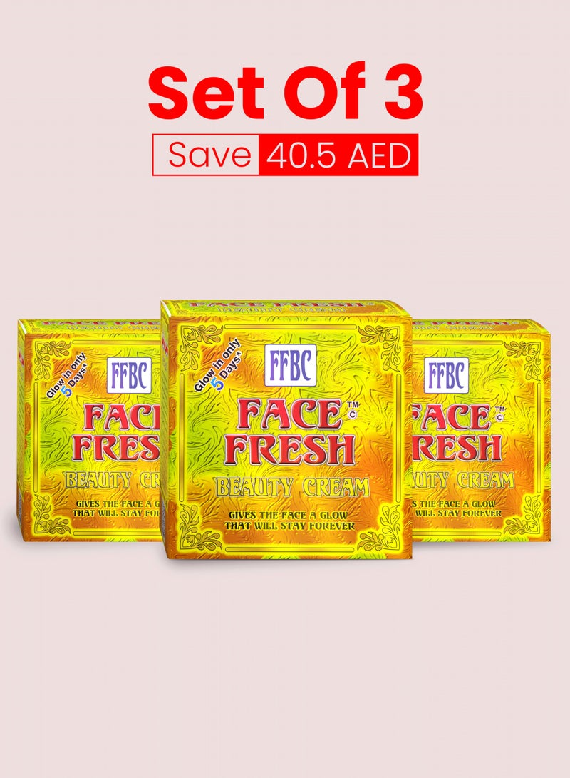 Face Fresh EXTRA Set of 3 Scars Remover Cream  - Acne Free Glowing Skin, Bright Face Tone - For Sensitive Skin, Night Use - Image 1