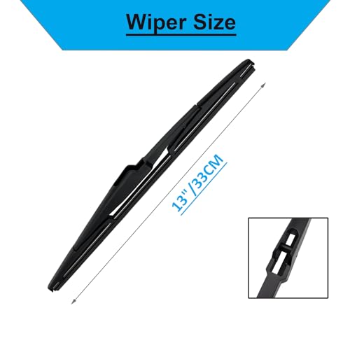 DAZOM Rear Wiper Blade - 13" Rear Windshield Wiper Blades for Hyundai Santa Fe 2013-2022, XL 2013-2019, Sport 2013-2018, Back Glass Wiper Blade for Original Equipment Replacement - Image 2