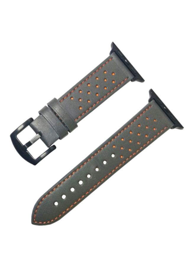 NIBEMINENT Replacement Band For Apple Watch Series 2/3/4 42/44mm Grey - Image 1