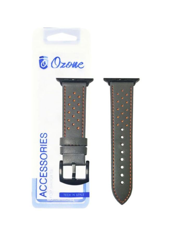 NIBEMINENT Replacement Band For Apple Watch Series 2/3/4 42/44mm Grey - Image 2