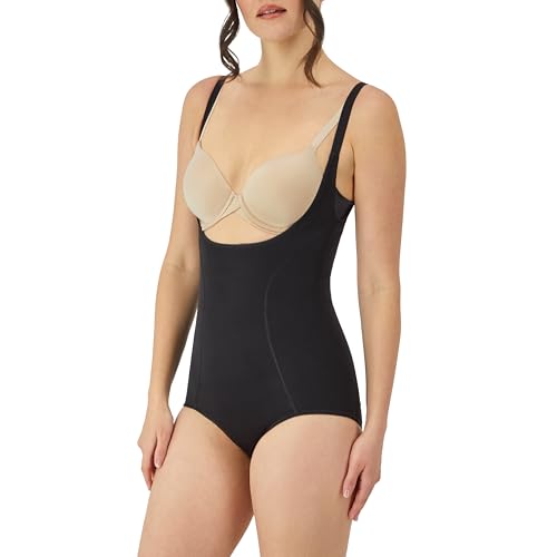 Maidenform womens Ultimate Slimmer Your Own Bra Briefer Fl2656 shapewear bodysuits, Black, Medium US - Image 3