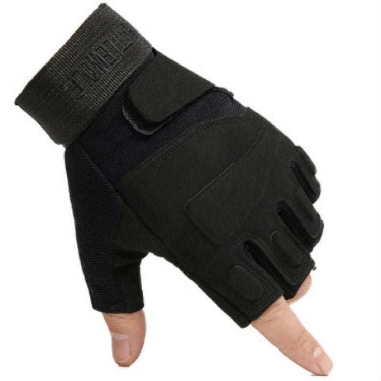 Tactical Gloves Men'S And Women'S Riding Fitness Sports Black Hawk Leakage Finger Half Finger Special Forces Mountaineering Outdoor Non-Slip Wear-Resistant - Image 3