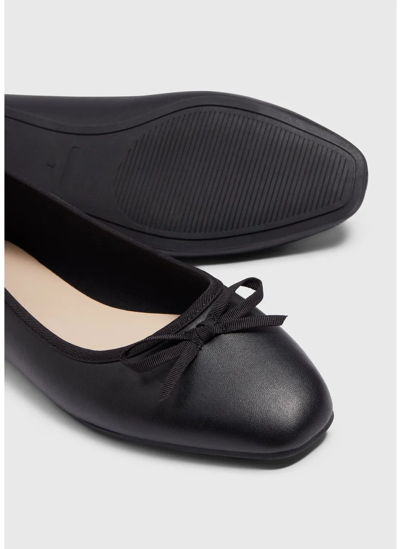 Matalan Black Ballet Shoes