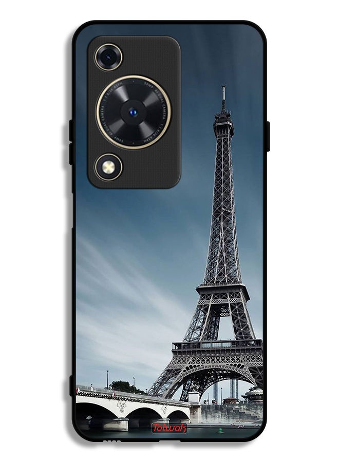 Tolwak Huawei Nova Y72S Protective Case Cover Eiffel Tower