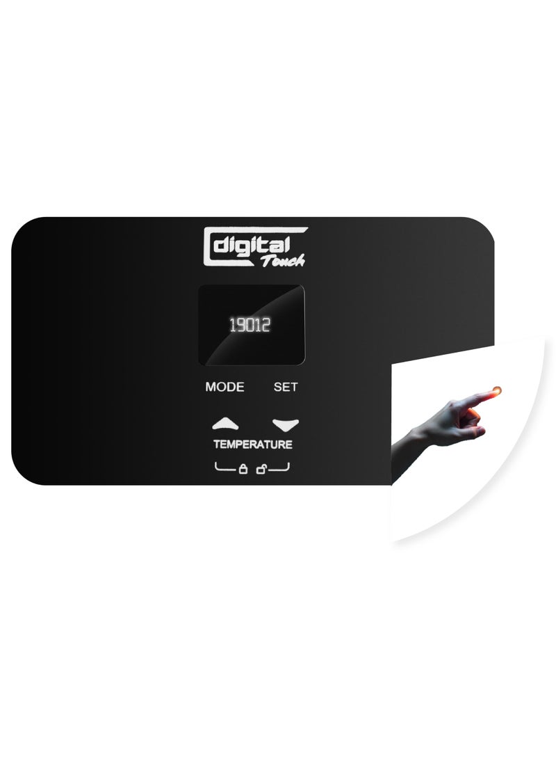 Unionaire RD320BBDHGHUSTO 2-Door Refrigerator - 310 Liters, Digital Defrost, Black - Image 4