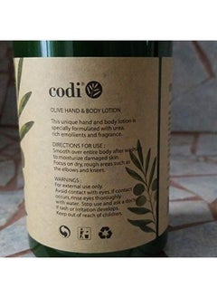 CODi Olive Hand And Body Lotion Organic Olive Formula To Keep Skin Soft And Fresh Antioxidant And Vitamin Enriched Formula With Moisturizing Effect 3 Bottles Of 750Ml  - Image 4