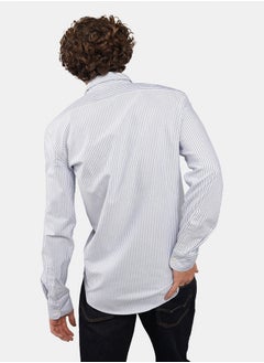 American Eagle AE Everyday Striped Oxford Button-Up Shirt  - Image 4
