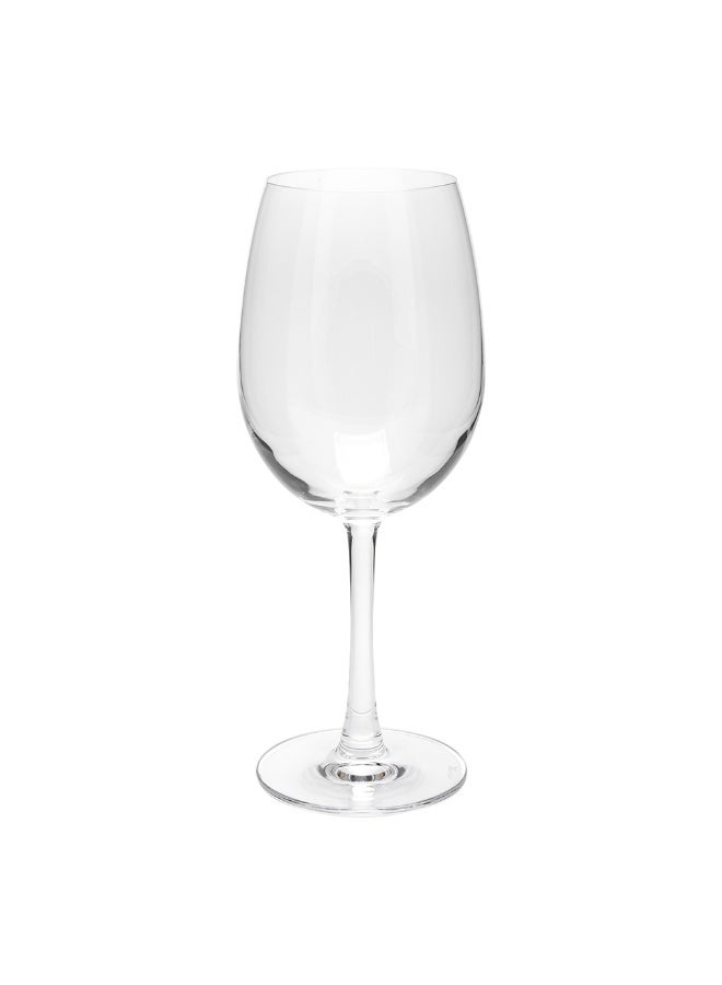 Restaurantware Voglia Nude 19.8 Ounce Cabernet Wine Glasses, Set Of 6 Crystal Wine Glasses - For White or Red Wines, Laser-Cut Rim, Fine-Blown Crystal Stemmed Wine Glasses, Dishwasher-Safe Stemware - Image 1