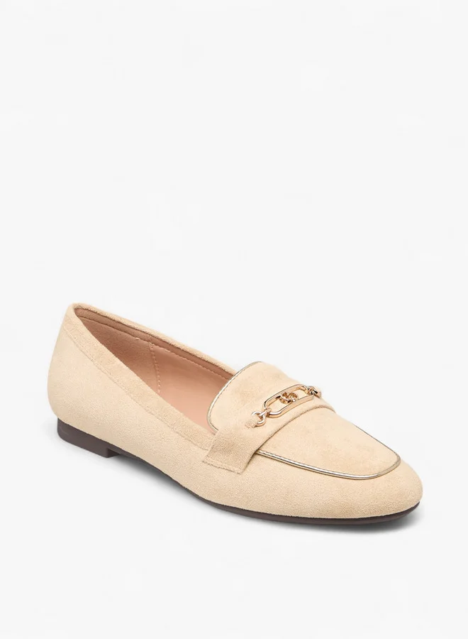 سيليست Women's Metal Accent Slip-On Loafers