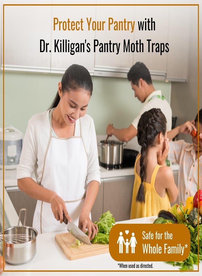 Dr. Killigan's Premium Double Potent Pantry Moth Traps with Pheromones Prime, Sticky Indian Meal Moth Traps for Kitchen, How to Get Rid of Moths in House (6 Pack, Black) - Image 5