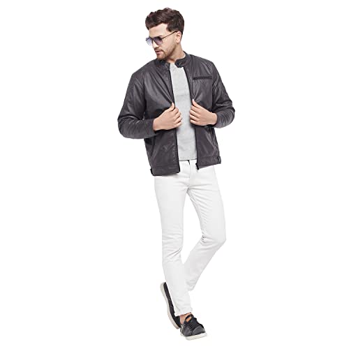 Duke Stardust Men Full Sleeve Jacket (WSDZ921_Charcoal_XL) - Image 5
