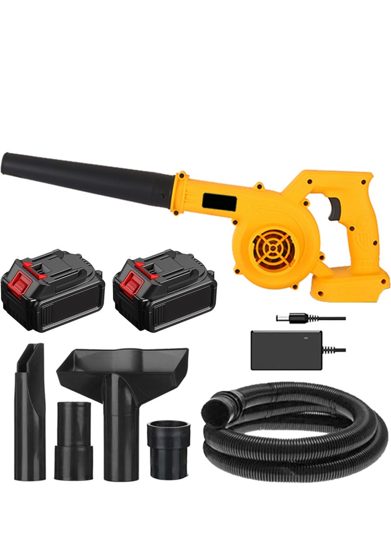 WAMIT Leaf Blower Cordless with Battery and Charger, 24V Electric Cordless Blower 120MPH Small Leaf Blower, Lightweight Battery Blower Yard Tools Grass Blowers for Lawn Care Patio Backyard Leaves and Dust - Image 1