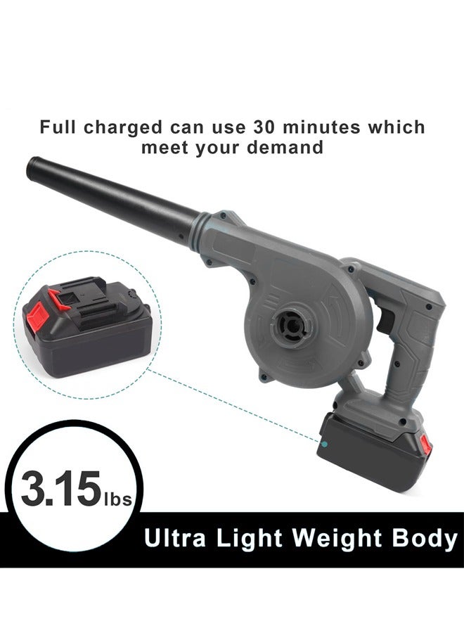 WAMIT Leaf Blower Cordless with Battery and Charger, 24V Electric Cordless Blower 120MPH Small Leaf Blower, Lightweight Battery Blower Yard Tools Grass Blowers for Lawn Care Patio Backyard Leaves and Dust - Image 3