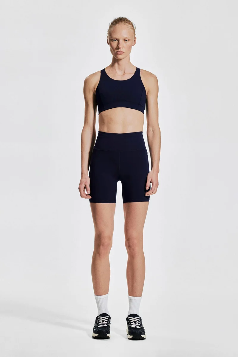 H&M Pocket-detail sports cycling shorts in DryMove™