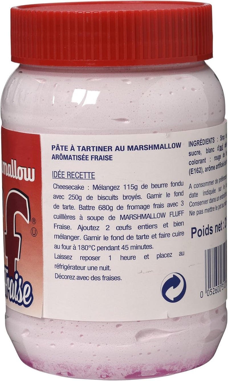 Marshmallow Fluff - Strawberry Flavor - 7.5 oz - Image 4